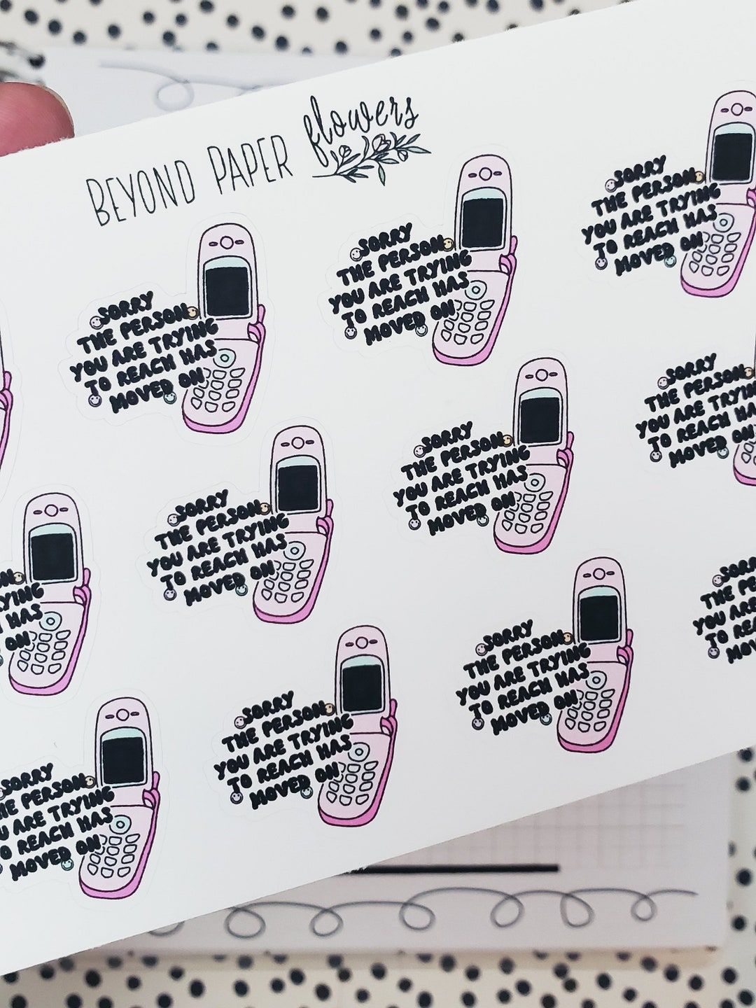 The Person You Are Trying to Reach Deco Stickers - Etsy - The At&t Provider You Are Trying To Reach