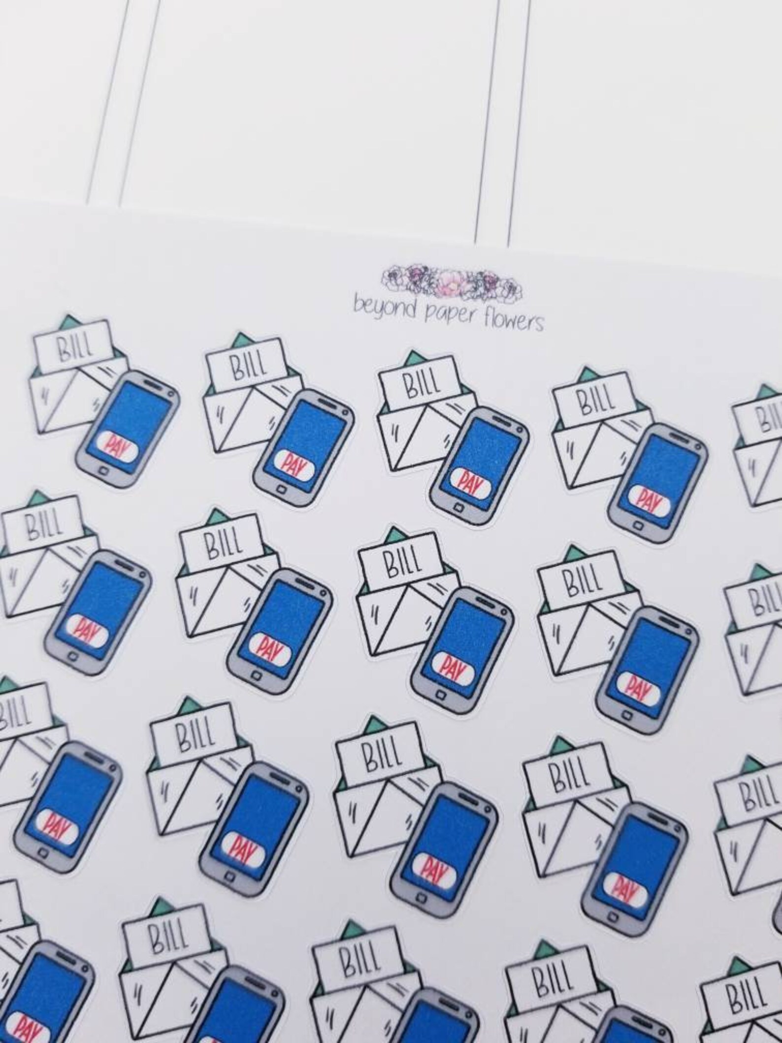 Pay Bill Doodle Reminders Etsy