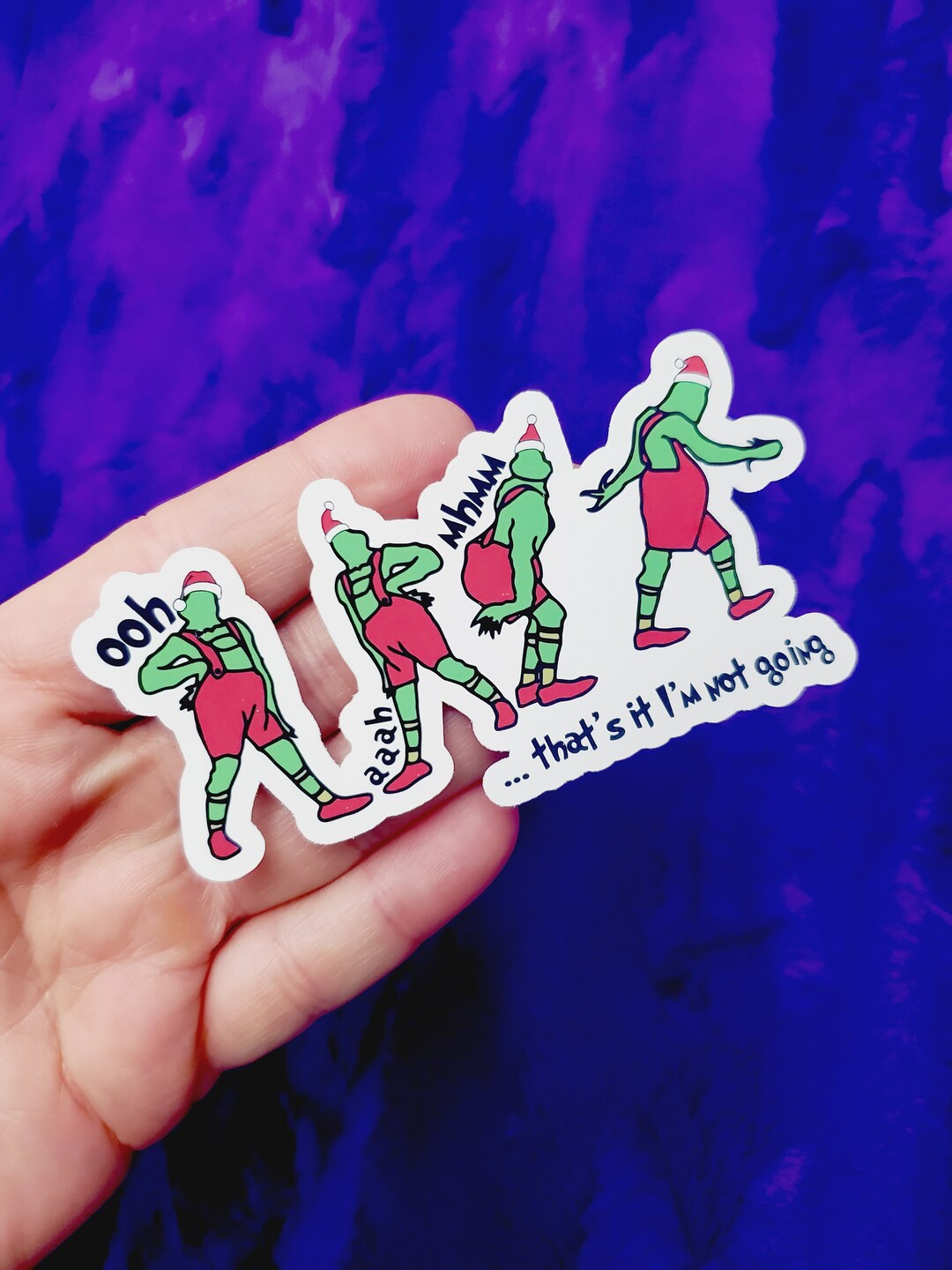 Not Coming Sticker Not Going Sticker Die Cut - Etsy