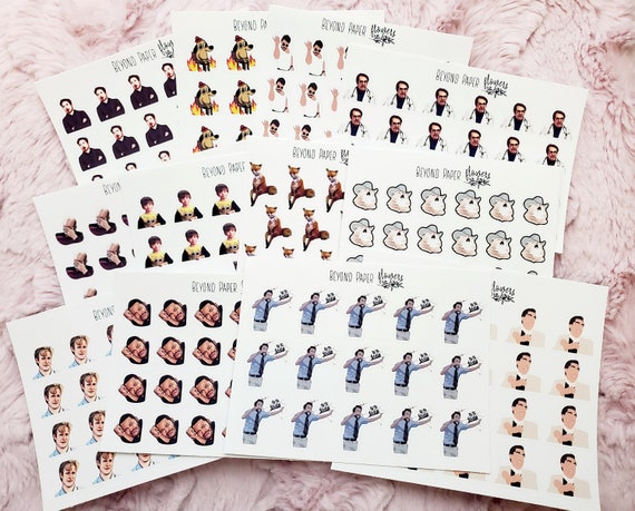 Hojas decorativas de memes divertidos famosos de la segunda edición - Etsy  México, image size:570x459