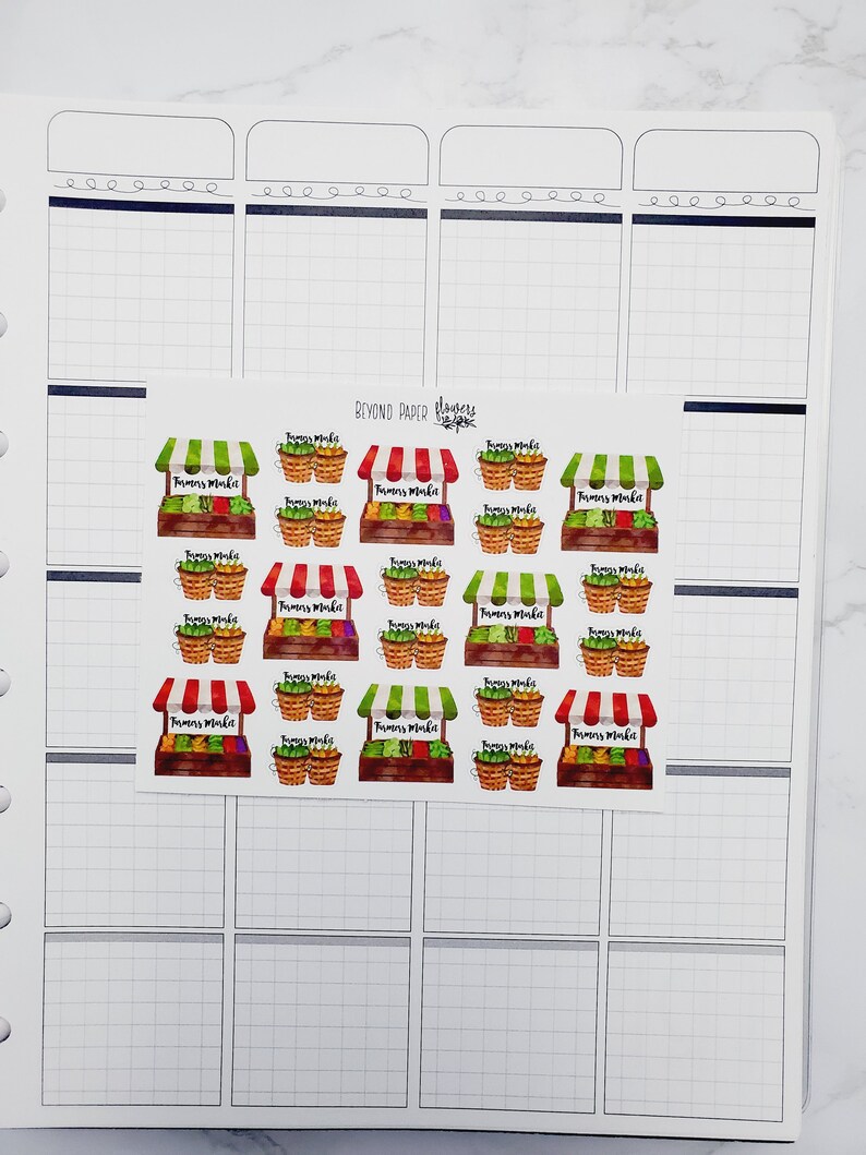 Farmers Market Stickers Etsy Australia