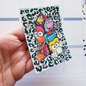 Down With The Rock Foiled Sticker Die Cut