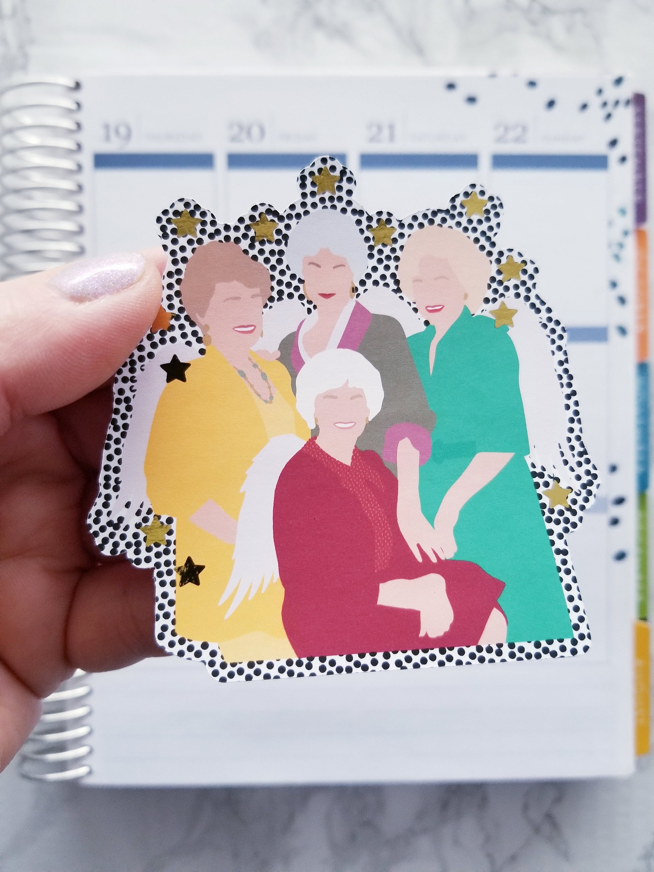 Together Again Sticker Together Again Foiled Sticker Die Cut - Etsy
