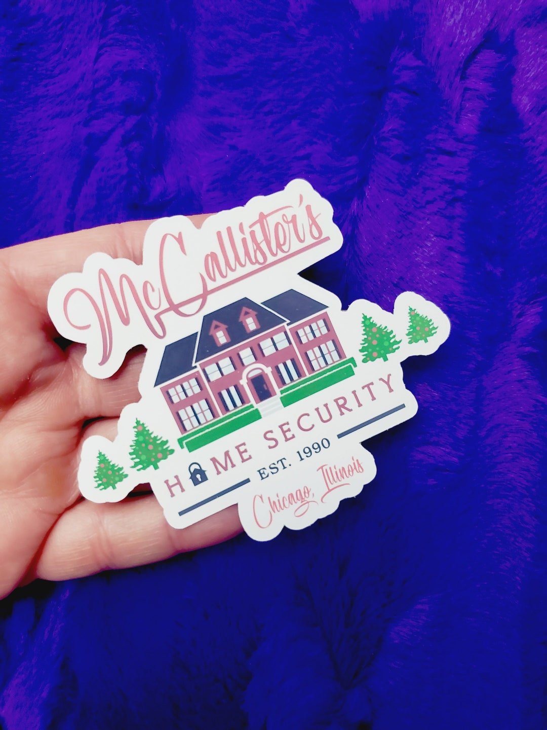 Home Security Sticker Die Cut Etsy