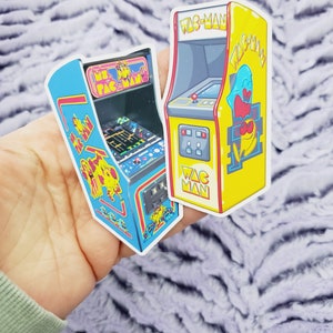 Arcade Games Matte Vinyl Sticker