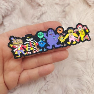 Hamburglar Vinyl Sticker Die Cut
