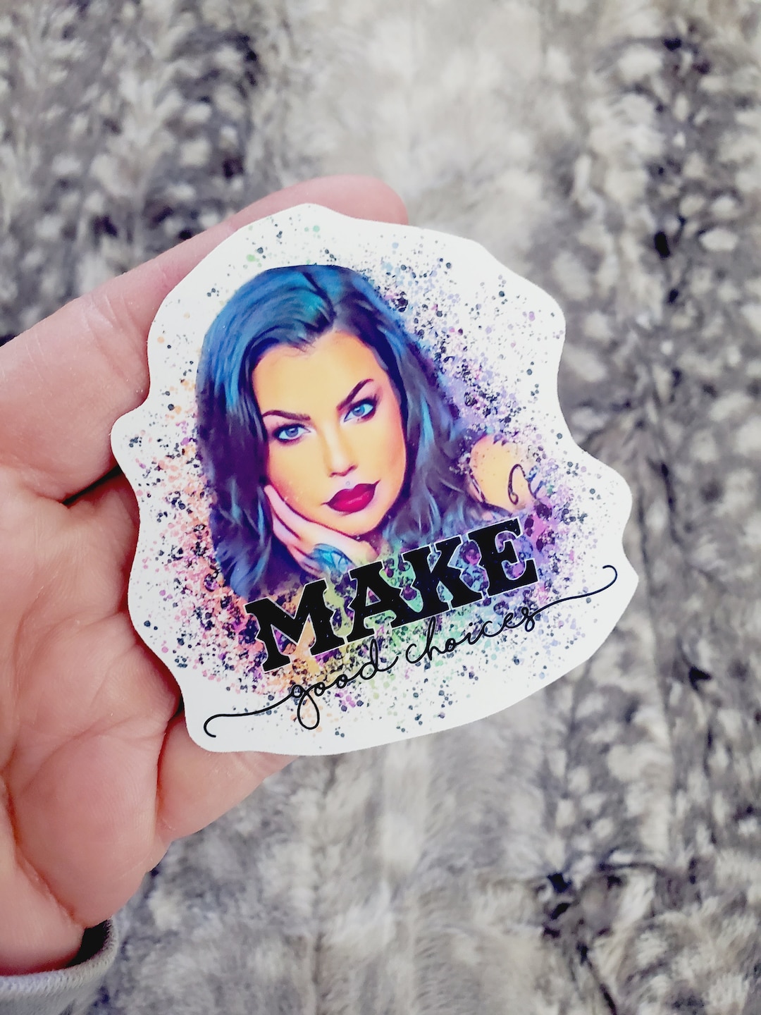 Make Good Choices Matte Vinyl Sticker Die Cut Etsy