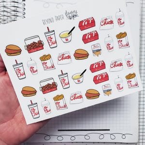 Fast Food Chicken Stickers Mix CF