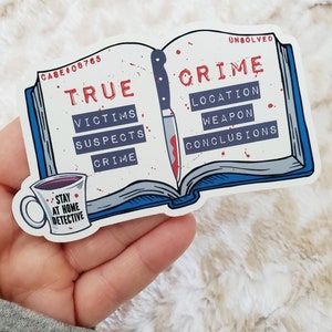 TC Open Book Matte Vinyl Sticker