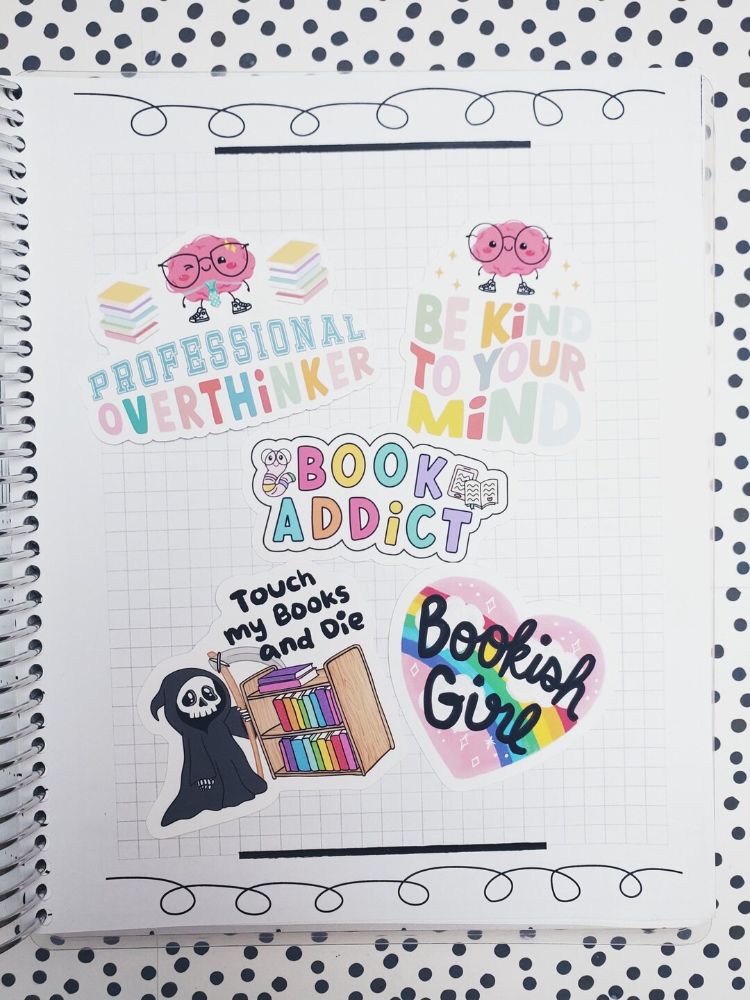 Funny Book Matte Vinyl Sticker Die Cut - Etsy