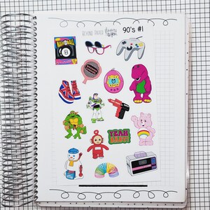90's Throwback Deco Stickers - Etsy