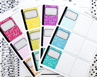 My Favorite Palette Comp Book Foldable Stickers