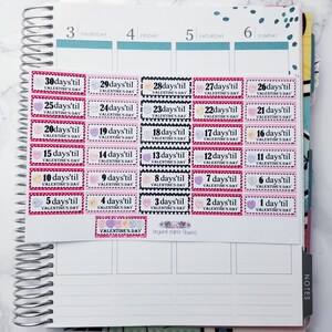 Valentine&#39;s Day Countdown Stickers