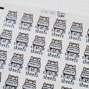 Change Sheets Stickers