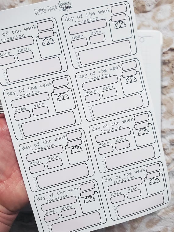 GLP-1 Tracker Stickers