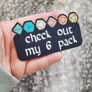 Six Pack Matte Vinyl Sticker