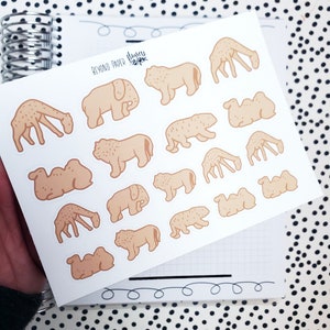 Animal Crackers Deco Stickers