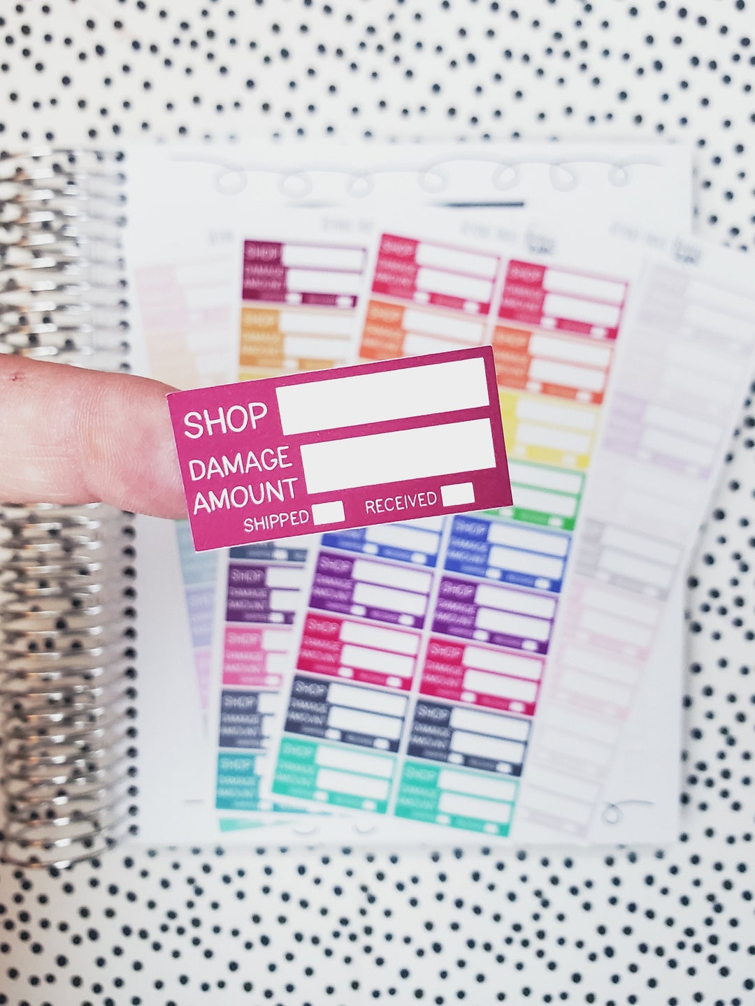 Order Tracker Stickers - Etsy