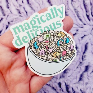 Magically Delicious Matte Vinyl Sticker