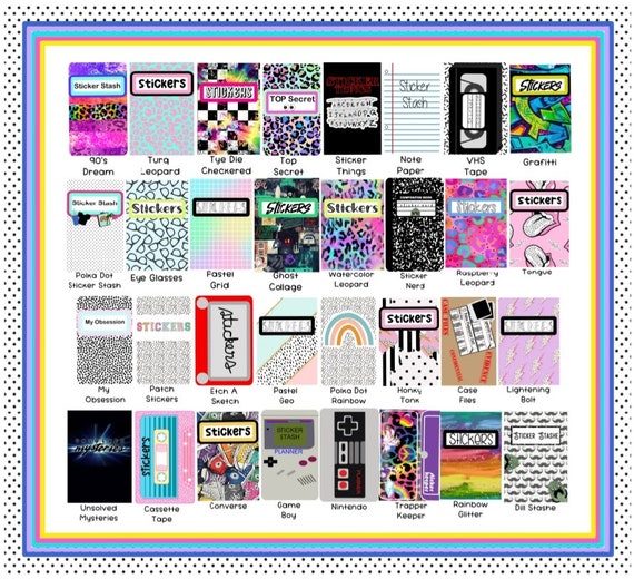 Rainbow Dreams Sticker Keeper: Sticker Collection Binder
