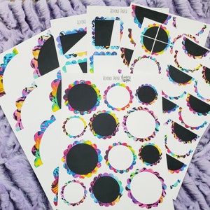Black and White Lisa 2.0 Pattern Scalloped Collection