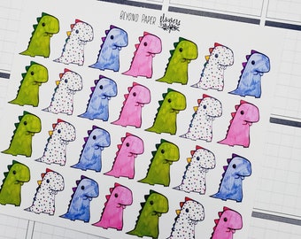 T-Rex / Dinosaur Doodle Stickers