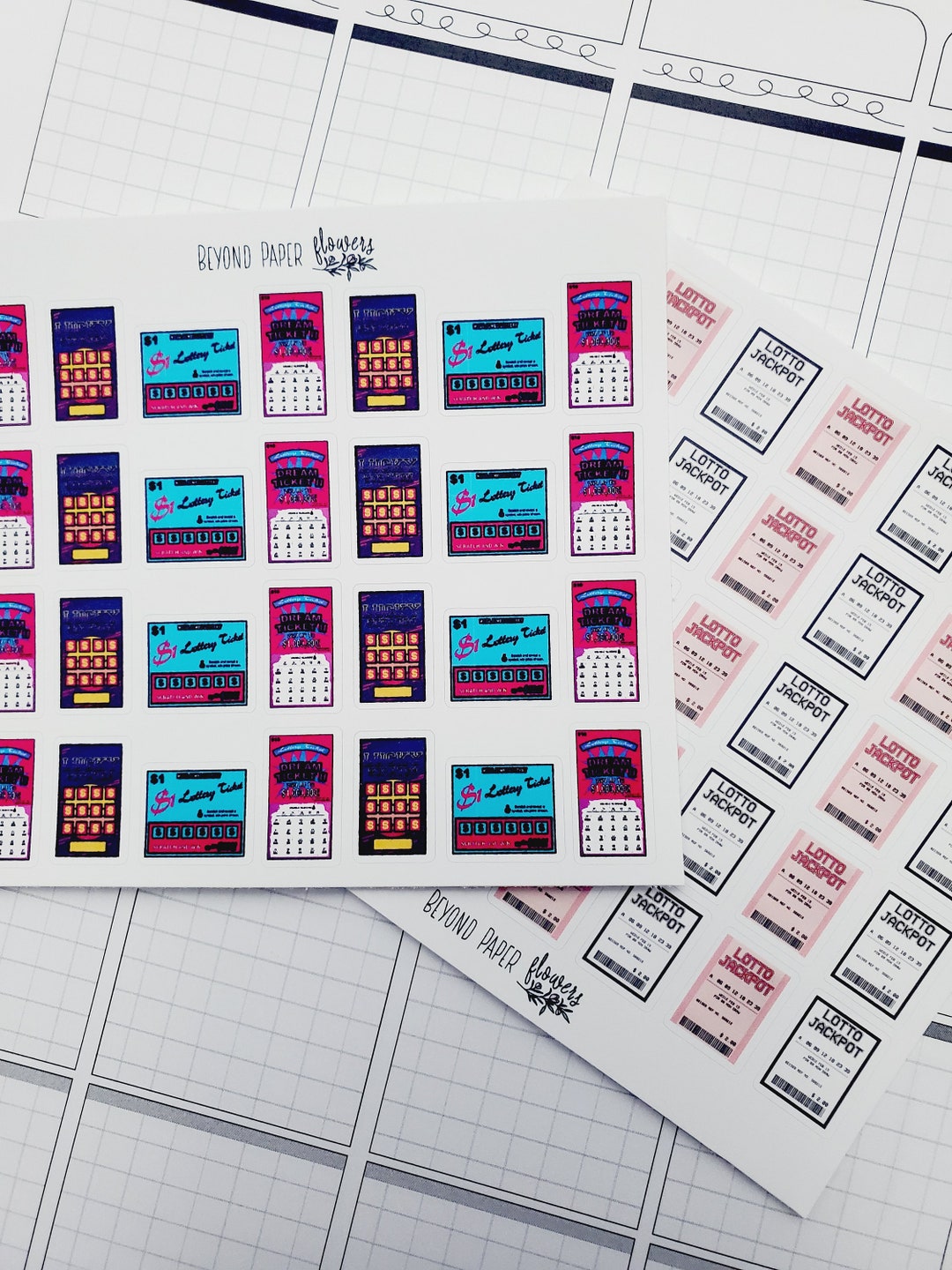 Lotto Game Sticker Icons - Etsy Singapore