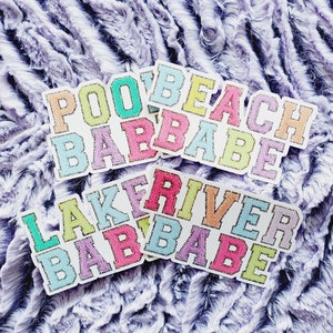 Babe &quot;Patch&quot; Matte Vinyl Sticker Die Cut