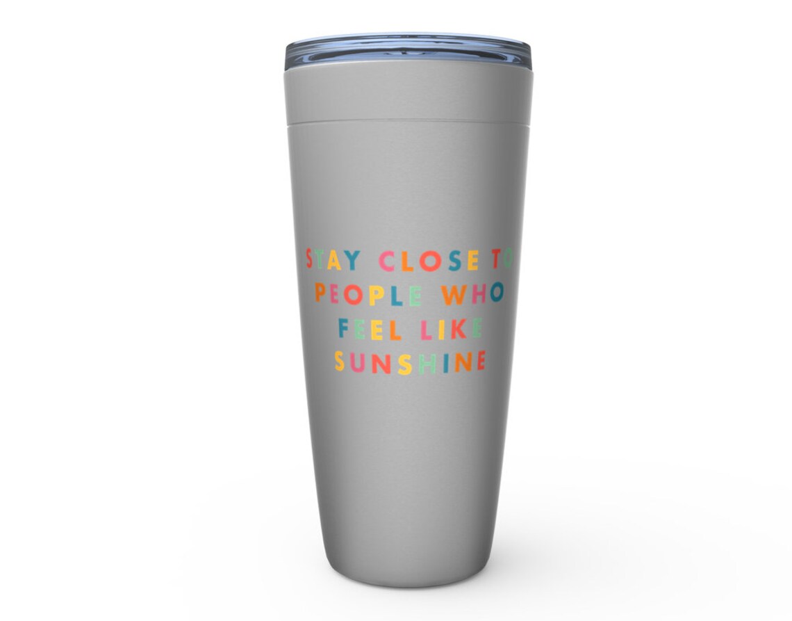 Cute Tumbler Positive Quote Tumbler Gift For Her Etsy