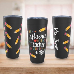 Custom Teacher Tumbler Gift for Teacher the Good Influence | Etsy UK