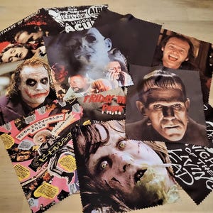 Horror Movie Microfiber Cleaning Cloth glasses screens lenses