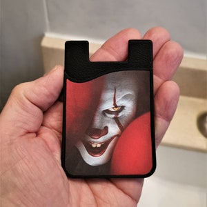 Tarjetero para iPhone con película de terror, tarjetero, billetera para teléfono, tarjetero, billetera para tarjetas
