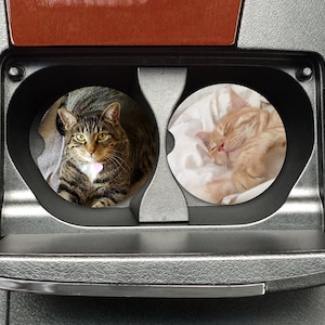Cat Kitty Cat Custom Car Coasters  Custom
