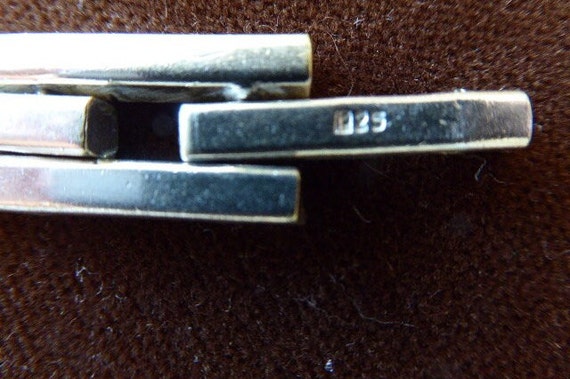 Silver Bracelet. 825 Stamped, Unisex Silver Brace… - image 8