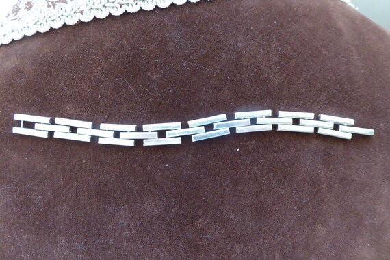Silver Bracelet. 825 Stamped, Unisex Silver Brace… - image 3