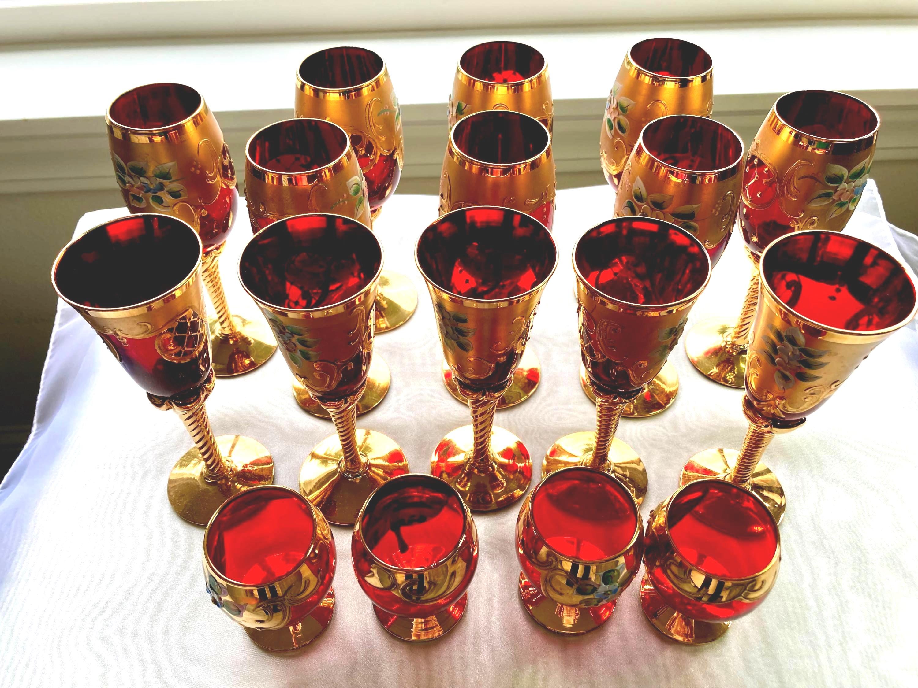 Vintage Murano Glass 24 Carat Gold - Etsy