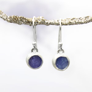 Tanzanite Gemstone Earrings, Tanzanite Jewellery, Sterling Silver Earrings, Ladies Earrings, December Birthstone