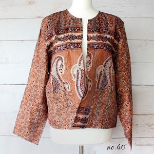 Silk Kantha Ladies Jacket, Hand Stitched Jacket, Kantha Silk, Handmade Jacket, Boho Jacket, Ethically Made