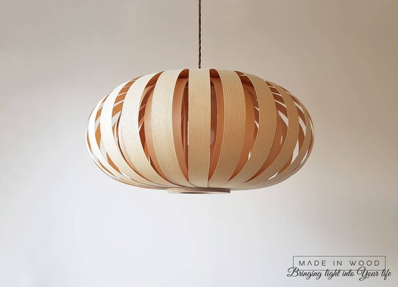 LED Hängeleuchte Pendelleuchte LED120KB-WENGE Holz Lampe 120cm verstellbar