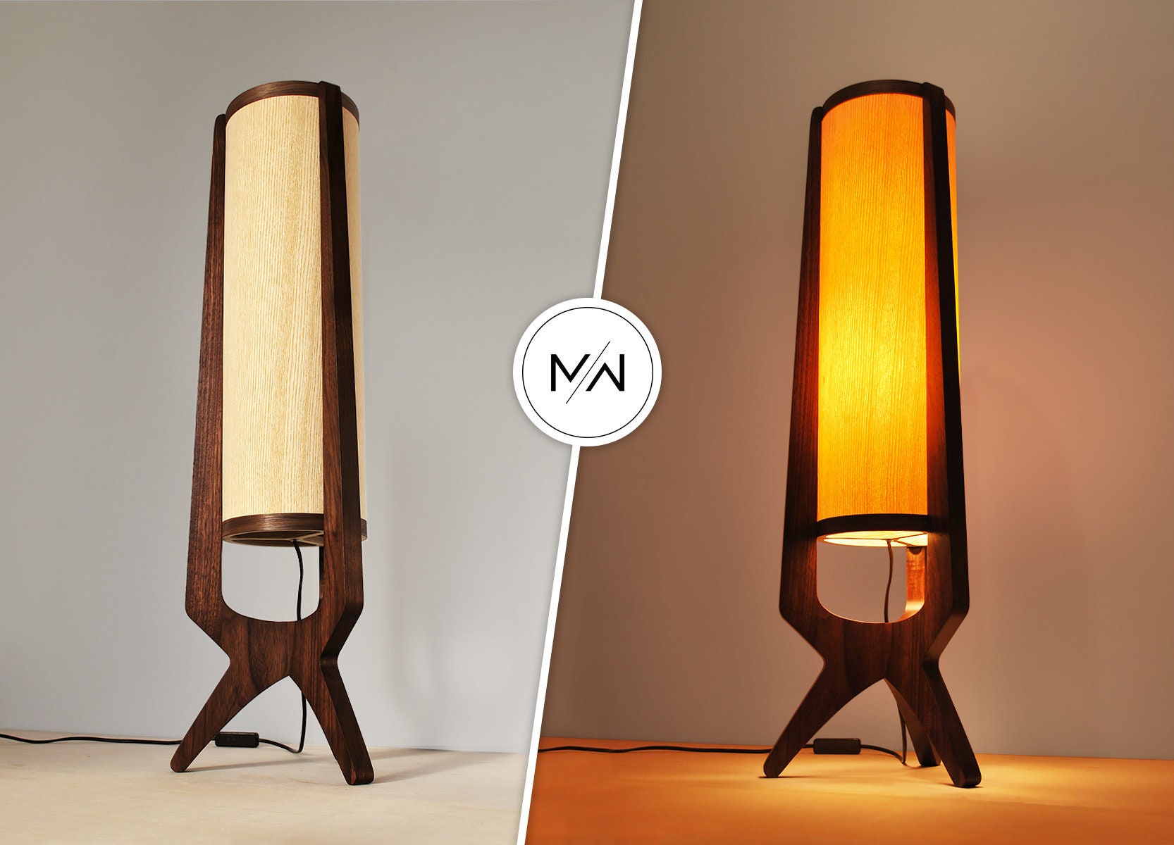 激安挑戦！！ Light Table From 70s Lighting, Decorative Light. Desk Wood. その他