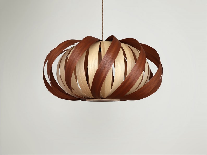Floor lamp, arch lamp, design lamp, veneer lamp, modern lamp, mahogany, ash, plywood lamp, wood lamp 画像 7