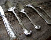 Vintage McGlashan Clarke Silverplate Set Service for 12