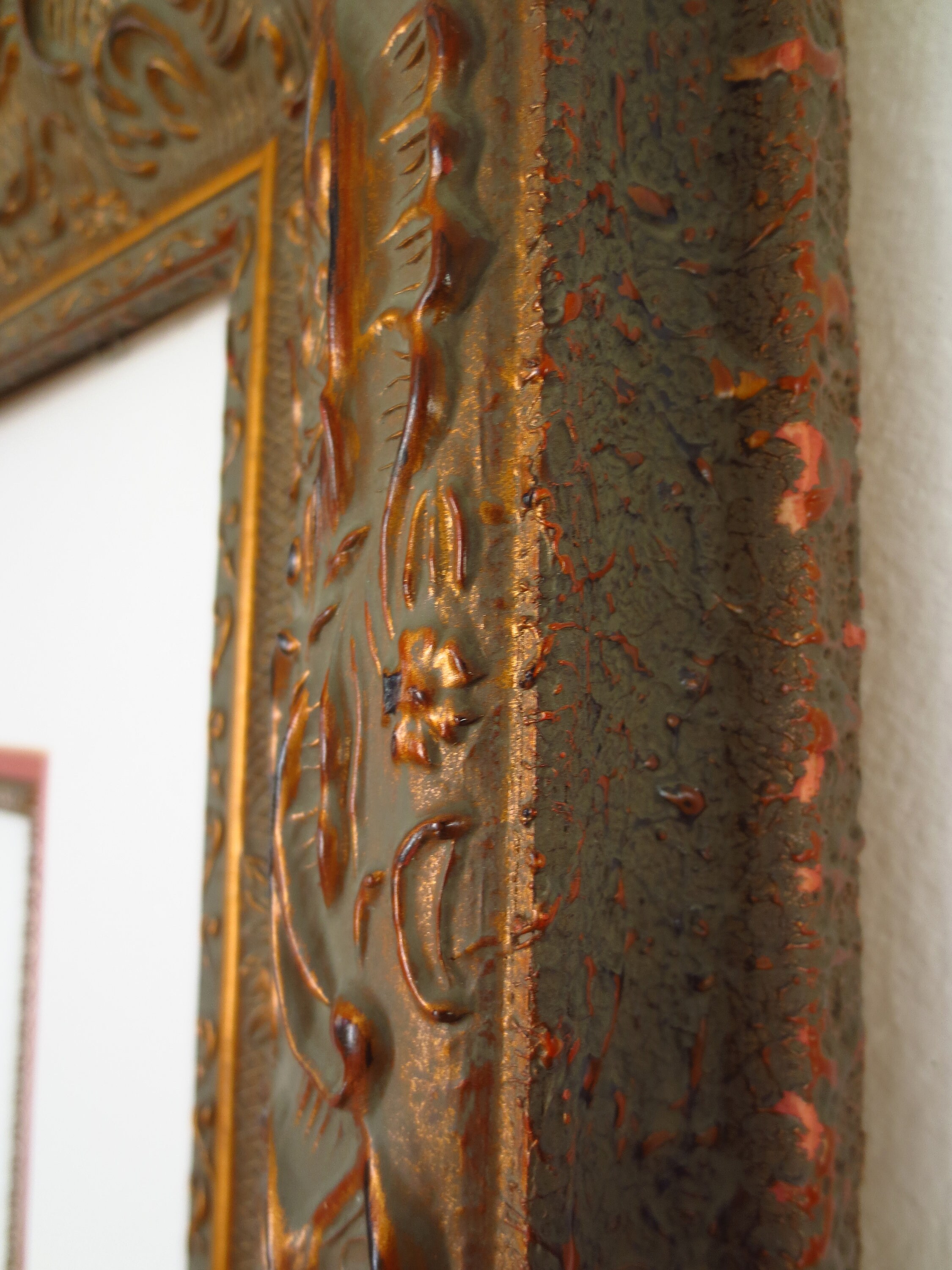 Ornate Vintage Carved Wood Frame 3' X 3' Etsy