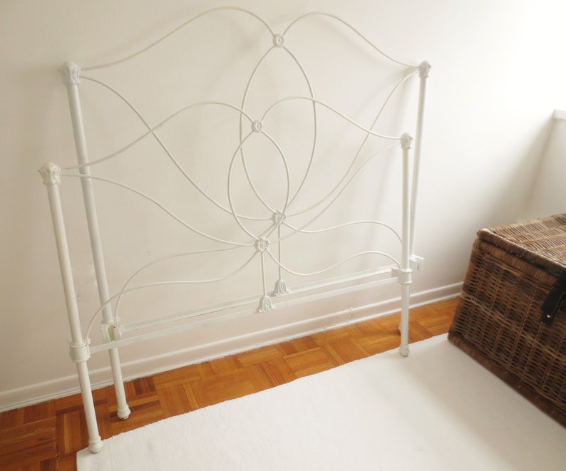 Antique Iron Headboard & Footboard Etsy