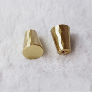 Brass Cone Knobs Pulls Gold Door Pull Knob Handles Drawer knob pulls Dresser Wardrobe knob Cabinet Handle Cupboard Pull Knob Hardware