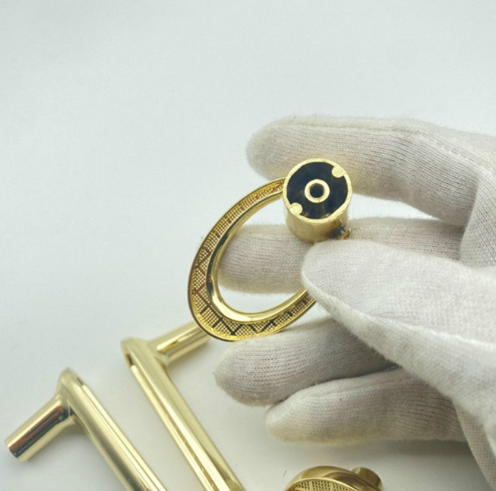 3.75 5 Gold Oval Drawer Pull Handle Dresser Etsy