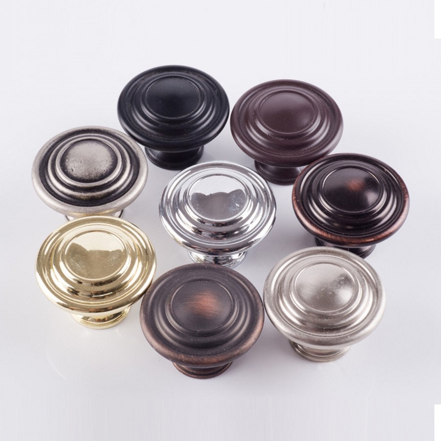 Gold Round Knobs Door Handle Drawer pulls knob Dresser handle Etsy