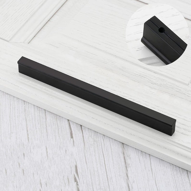 Black Bar Handles Drawer Handles pulls Dresser Pulls handles Cabinet handles Wardrobe Pulls Handle Hardware 64 96 128 160 192 224 256 320mm