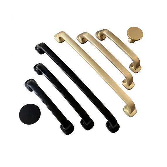 3.75 5 7.55 Gold Handle Pulls Drawer Handles Etsy