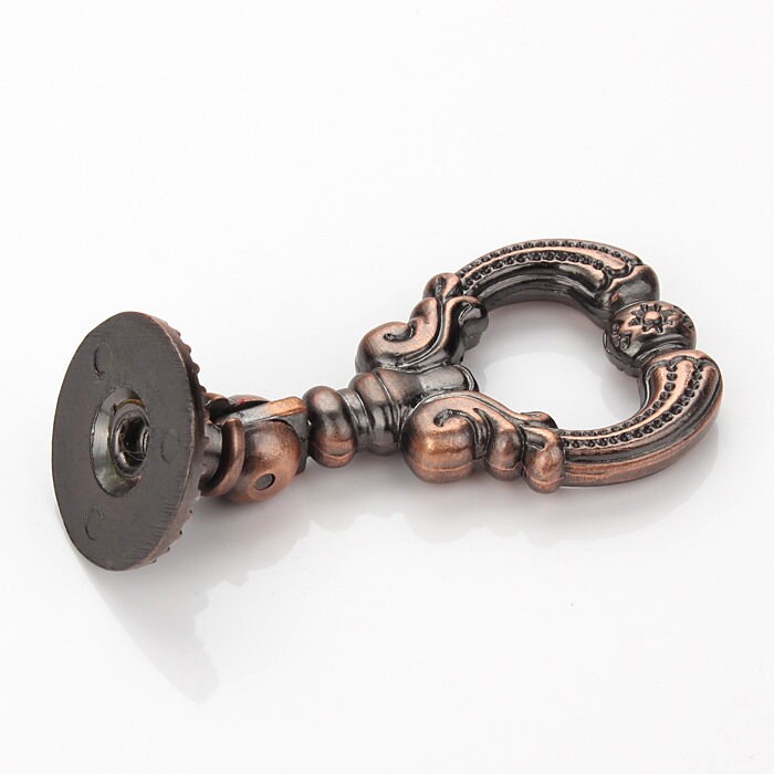 Bronze Drop Pulls Handles Knobs Drawer Pulls Knob Vintage Etsy
